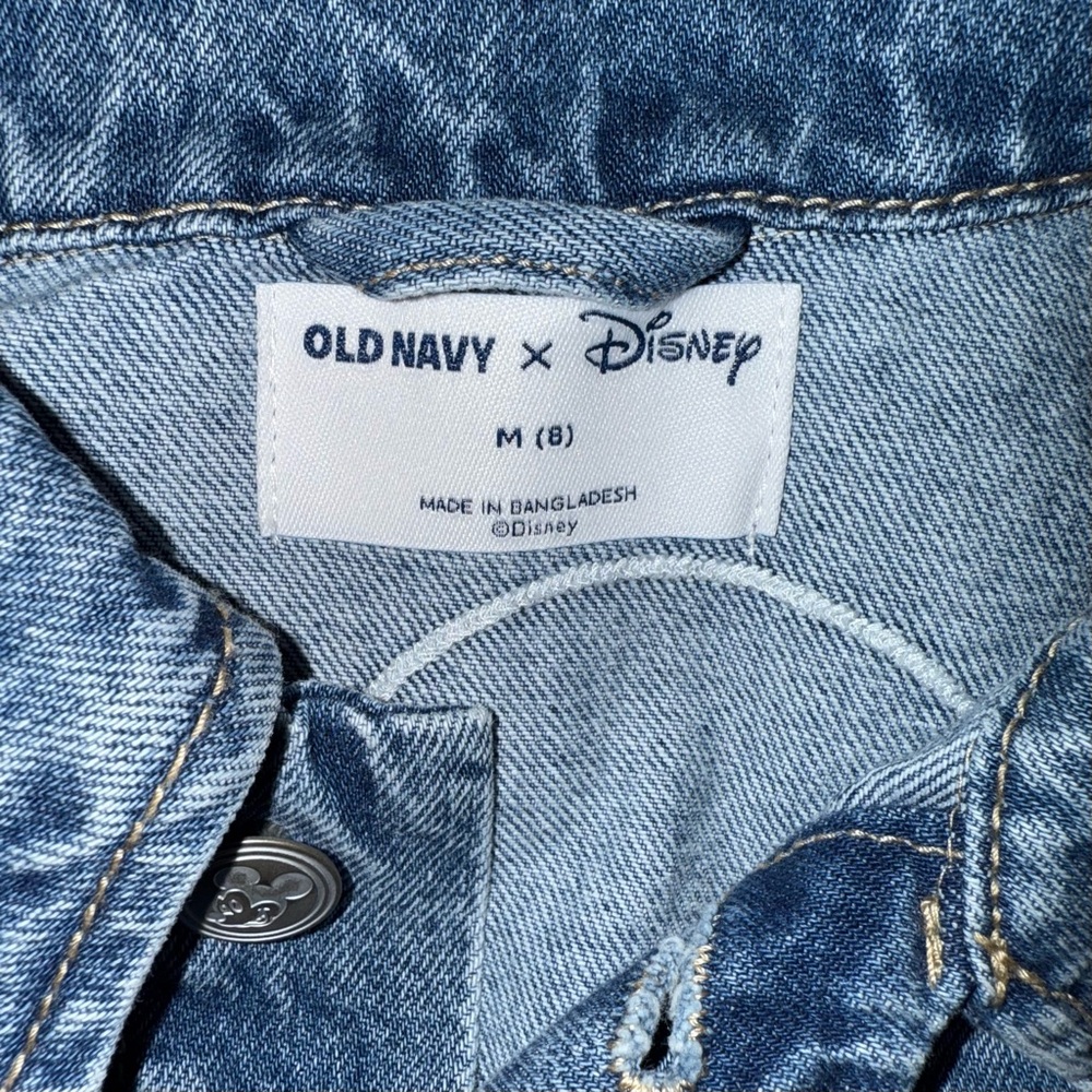 Old Navey; Disney -Mickey Embroidered Denim Jacket - Old Navy- Kids Size M NWT - Picture 7 of 7